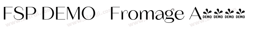 FSP DEMO   Fromage A字体转换